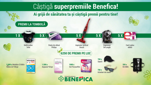 Campania Câștigă superpremiile Benefica!